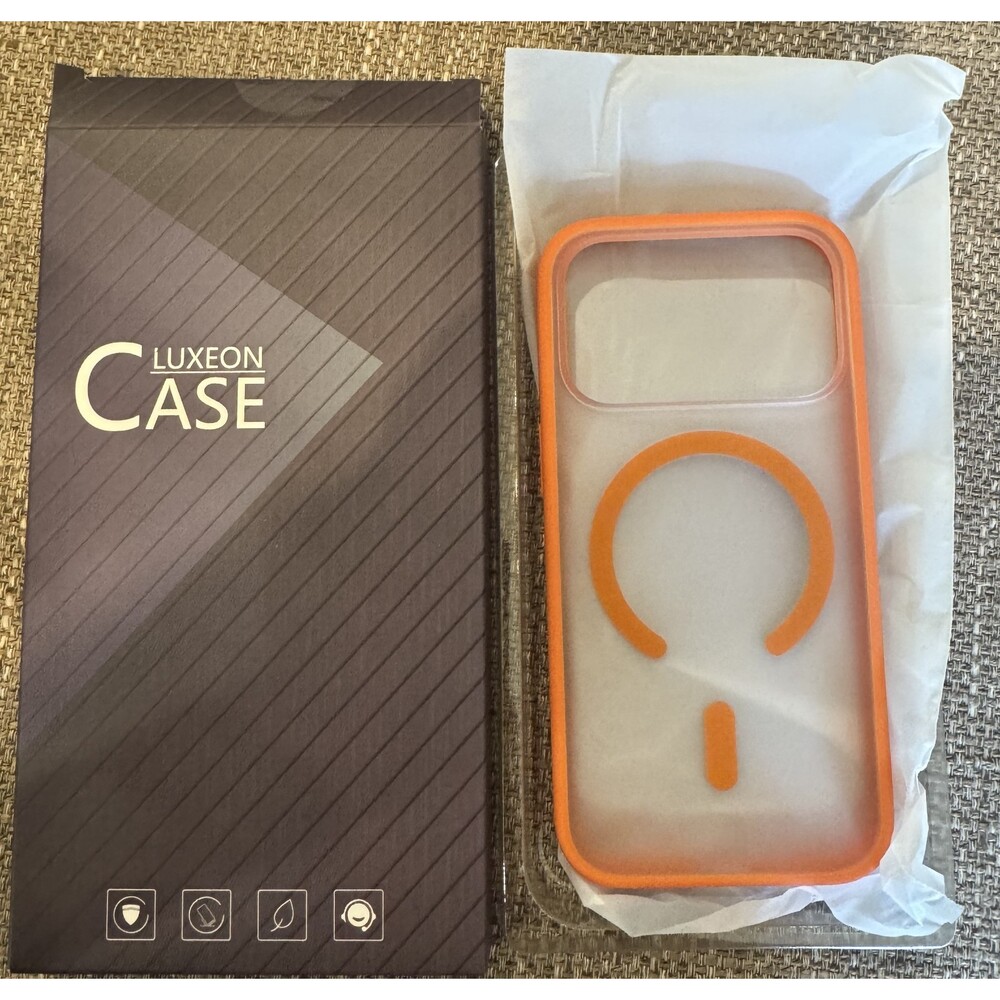 New Luxeon Orange Iphone Case 16 ProMax